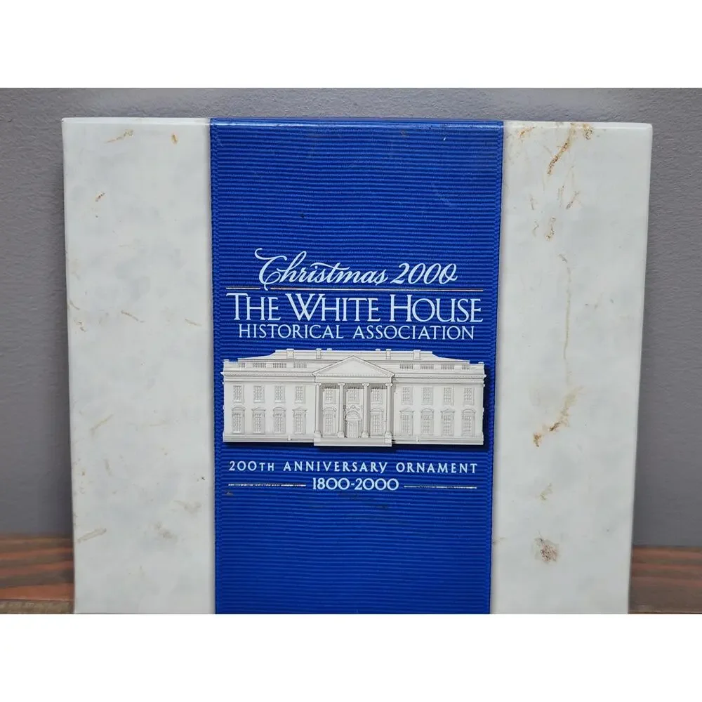 2000 The White House Historical Assoc. A House Becomes A Home Christmas Ornament